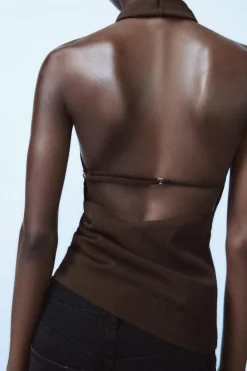 New TOP HALTER ESPALDA DESCUBIERTA Mujer Tops / Bodies