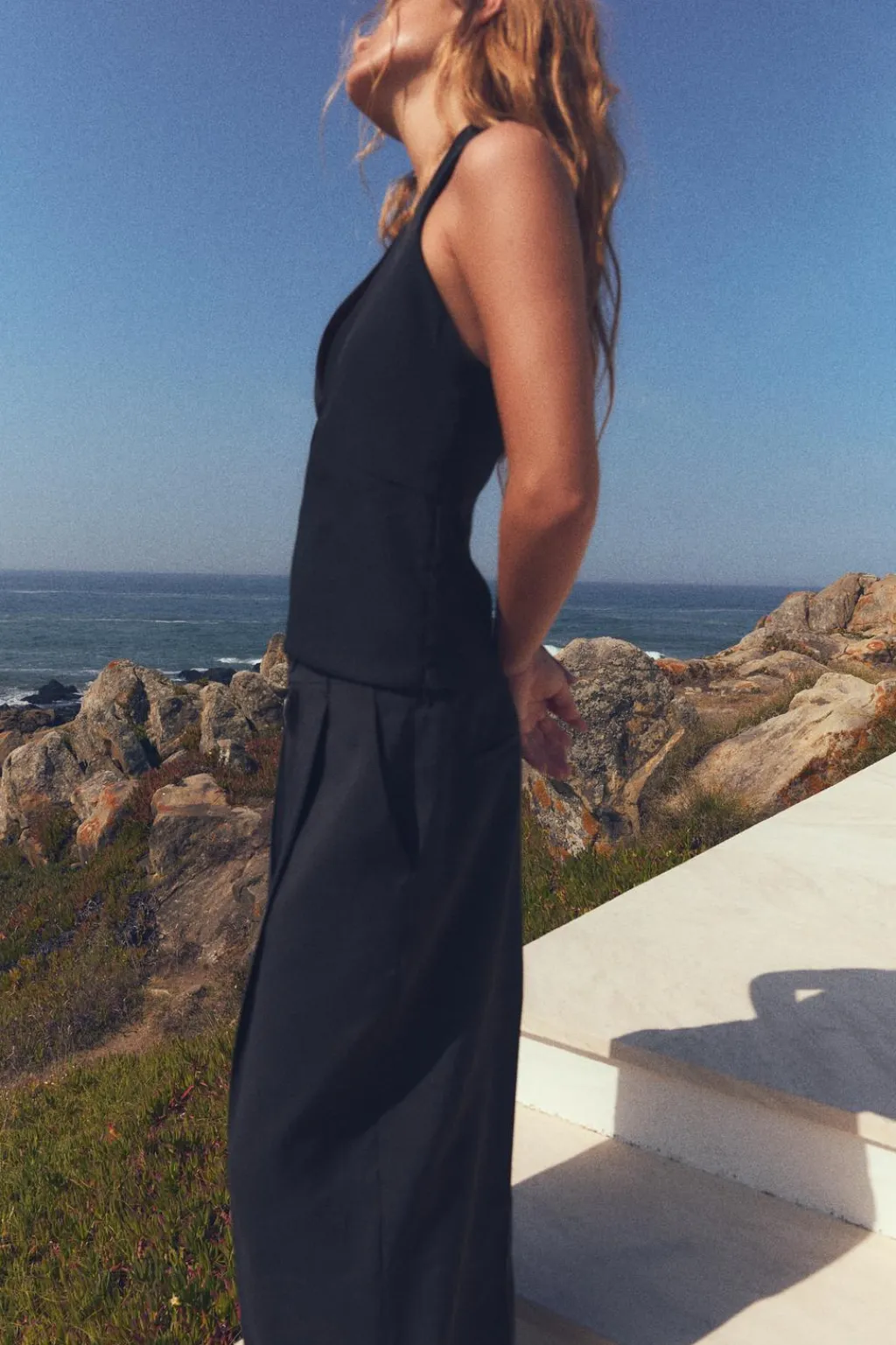 Fashion TOP HALTER FRUNCES Mujer Tops / Bodies