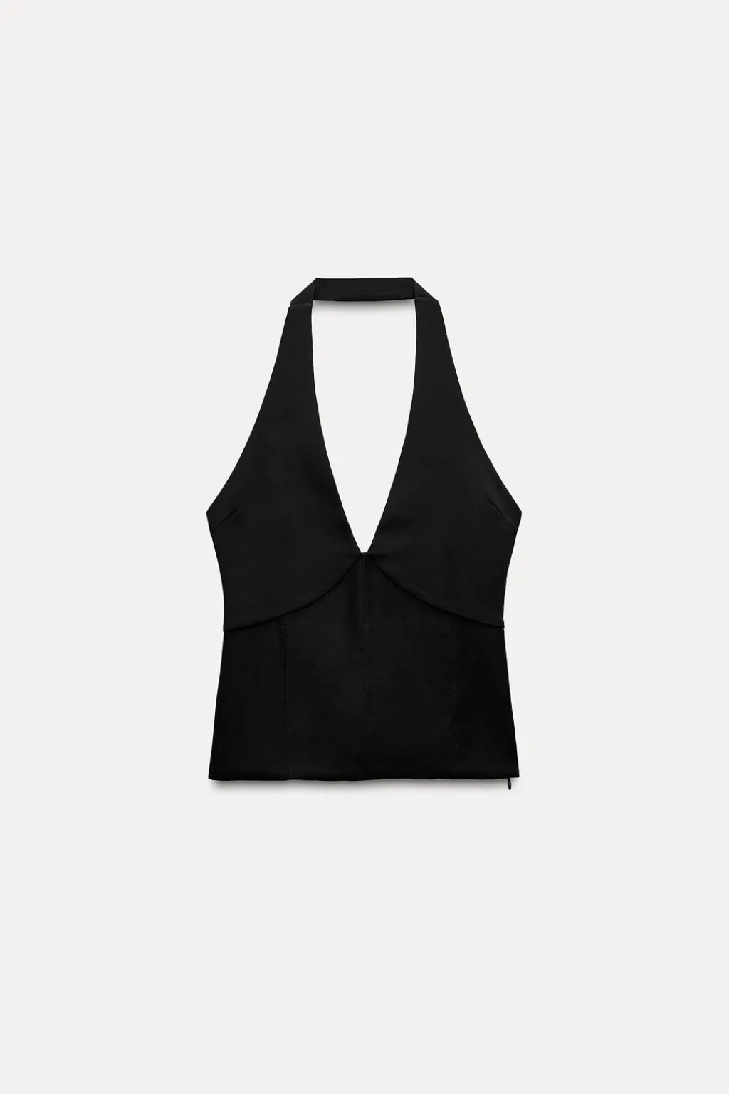 Fashion TOP HALTER FRUNCES Mujer Tops / Bodies
