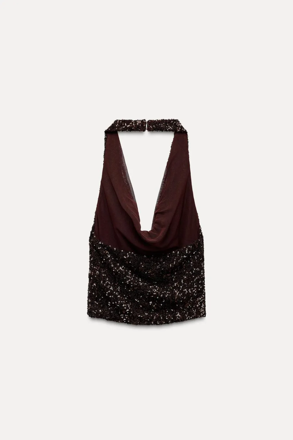 Hot TOP HALTER LENTEJUELAS Mujer Tops / Bodies