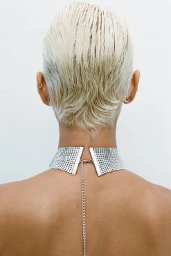 Fashion TOP HALTER METÁLICO Mujer Tops / Bodies