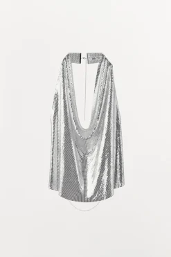 Fashion TOP HALTER METÁLICO Mujer Tops / Bodies