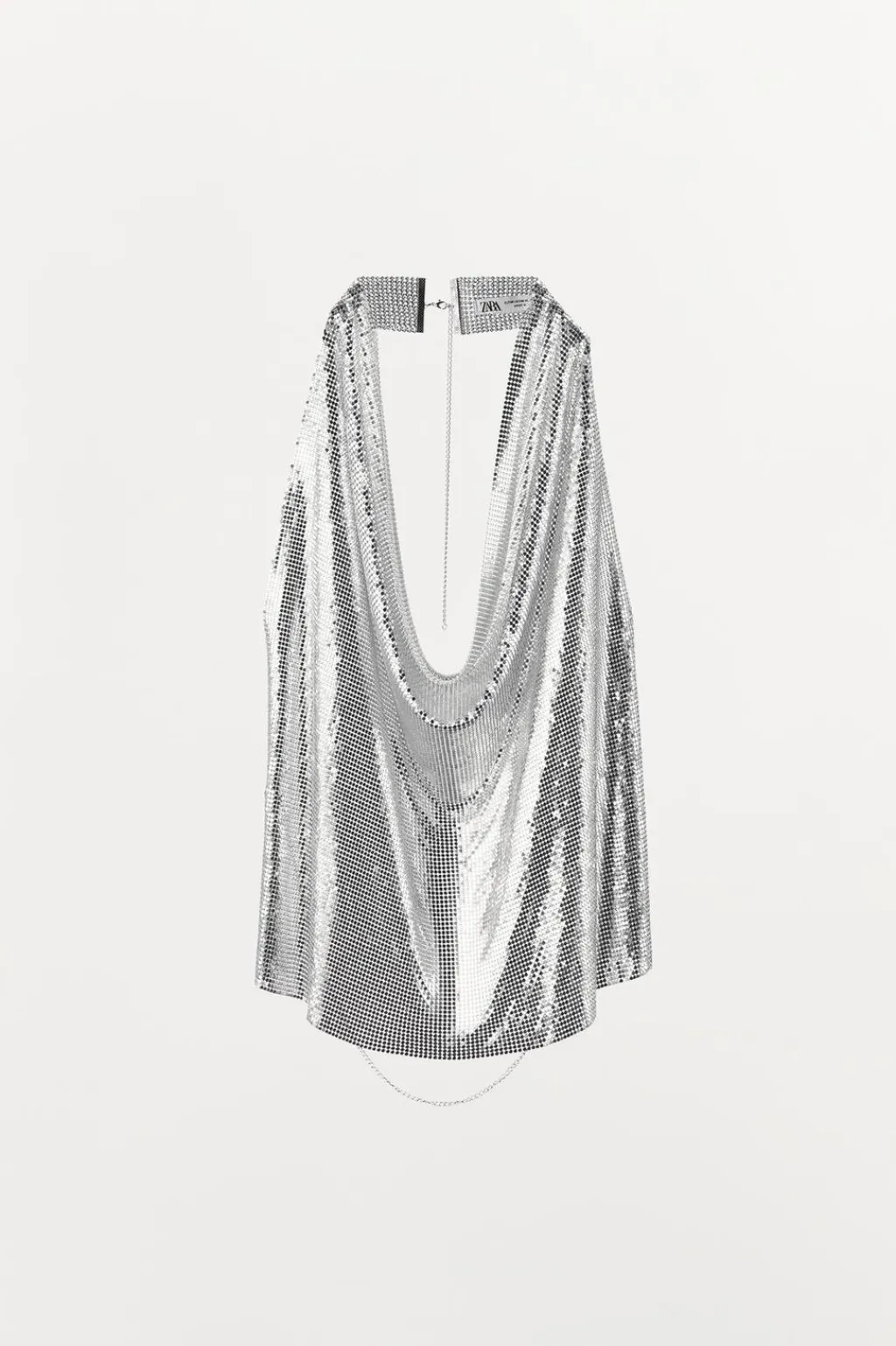 Fashion TOP HALTER METÁLICO Mujer Tops / Bodies