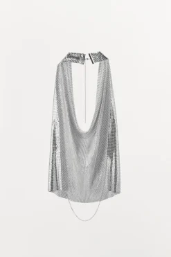 Fashion TOP HALTER METÁLICO Mujer Tops / Bodies