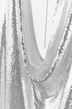 Fashion TOP HALTER METÁLICO Mujer Tops / Bodies