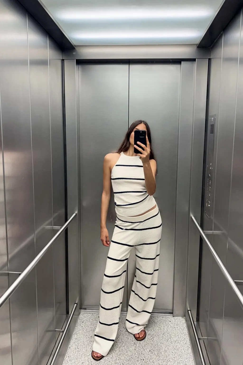 Discount TOP HALTER PUNTO CORTADO Mujer Tops / Bodies