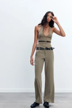 Best TOP HALTER RAYAS CINTURÓN Mujer Tops / Bodies