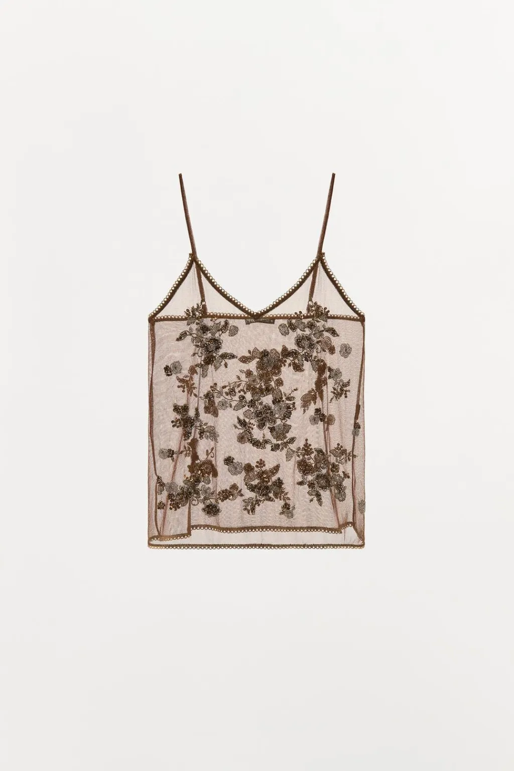 Fashion TOP HILO METALIZAD ABALORIOS Mujer Tops / Bodies|Lenceria