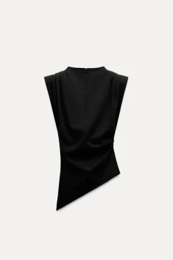 Fashion TOP HOMBRERAS FRUNCES Mujer Tops / Bodies