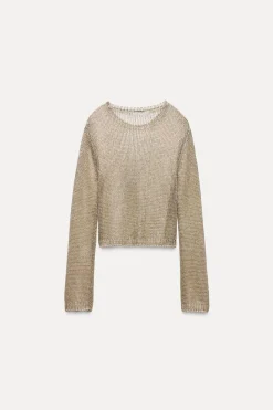 Clearance TOP JERSEY RED HILO METALIZADO Mujer Tops / Bodies