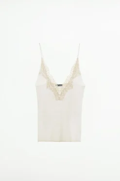 Best TOP LANA ENCAJE Mujer Tops / Bodies