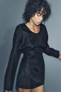 New TOP LARGO ORGANZA RÍGIDA Mujer Tops / Bodies