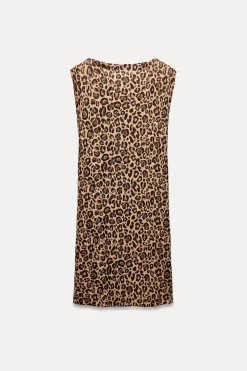 Hot TOP LARGO PUNTO ESTAMPADO ANIMAL Mujer Cárdigan / Jerséis|Punto