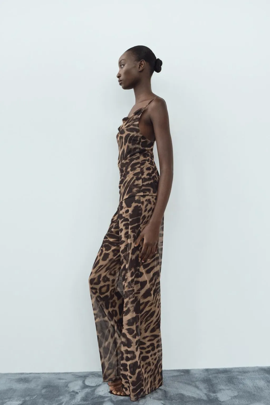 Clearance TOP LENCERO ESTAMPADO ANIMAL Mujer Tops / Bodies