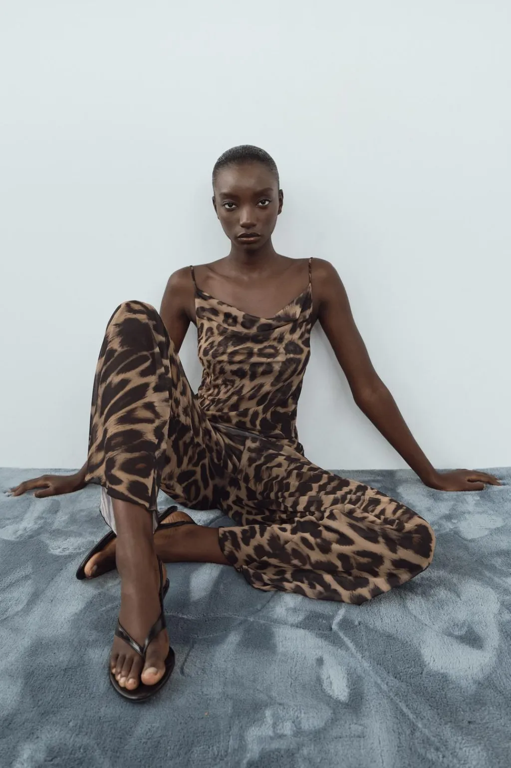 Clearance TOP LENCERO ESTAMPADO ANIMAL Mujer Tops / Bodies