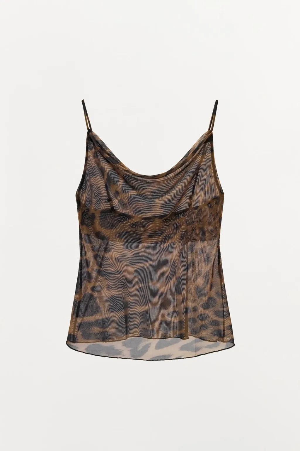 Clearance TOP LENCERO ESTAMPADO ANIMAL Mujer Tops / Bodies