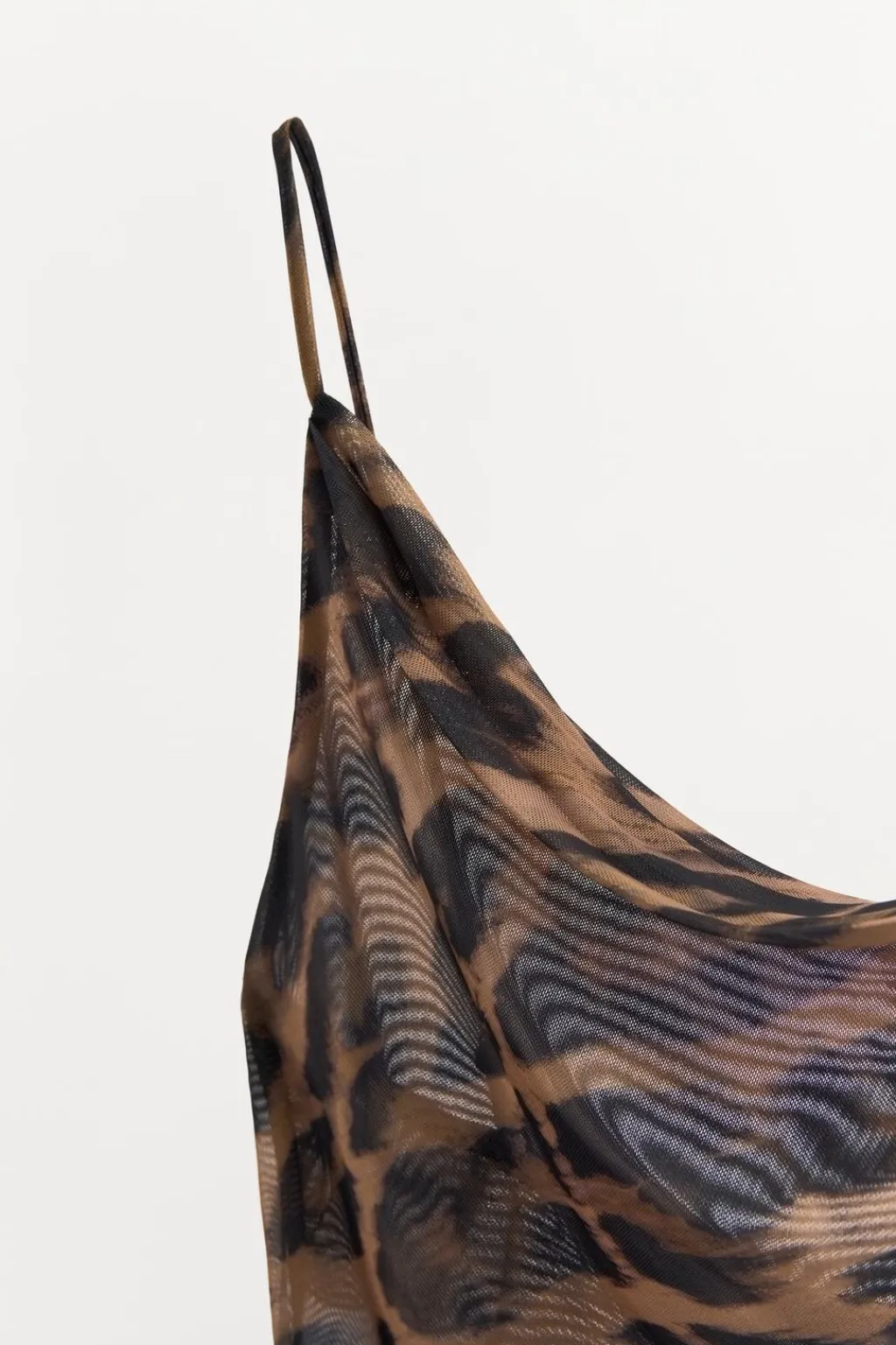 Clearance TOP LENCERO ESTAMPADO ANIMAL Mujer Tops / Bodies