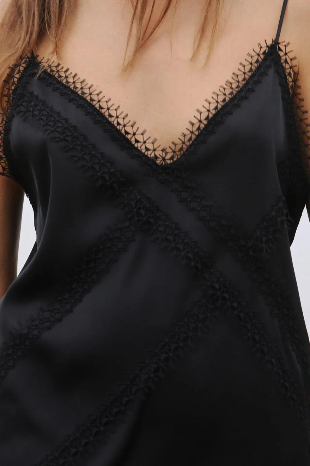 Fashion TOP LENCERO SATINADO Mujer Tops / Bodies