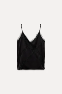 Fashion TOP LENCERO SATINADO Mujer Tops / Bodies