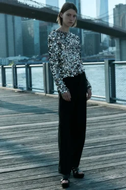 Outlet TOP LENTEJUELAS Mujer Tops / Bodies