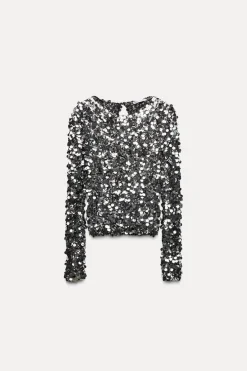 Outlet TOP LENTEJUELAS Mujer Tops / Bodies