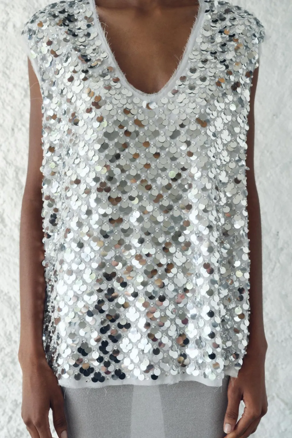 Hot TOP LENTEJUELAS ZW COLLECTION Mujer Tops / Bodies