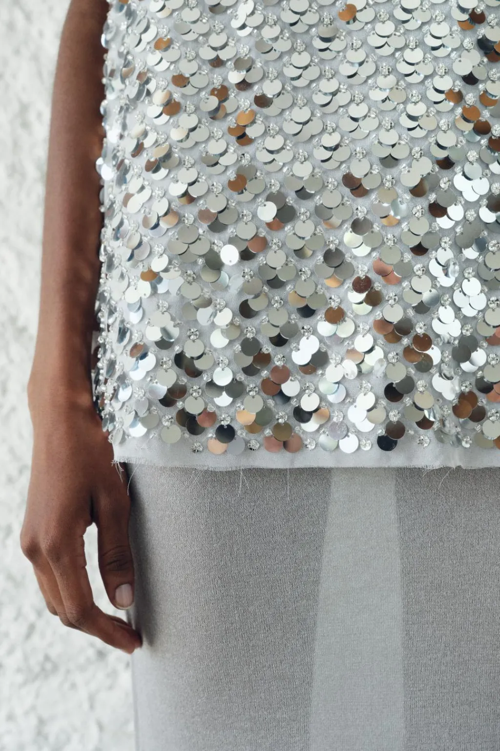 Hot TOP LENTEJUELAS ZW COLLECTION Mujer Tops / Bodies