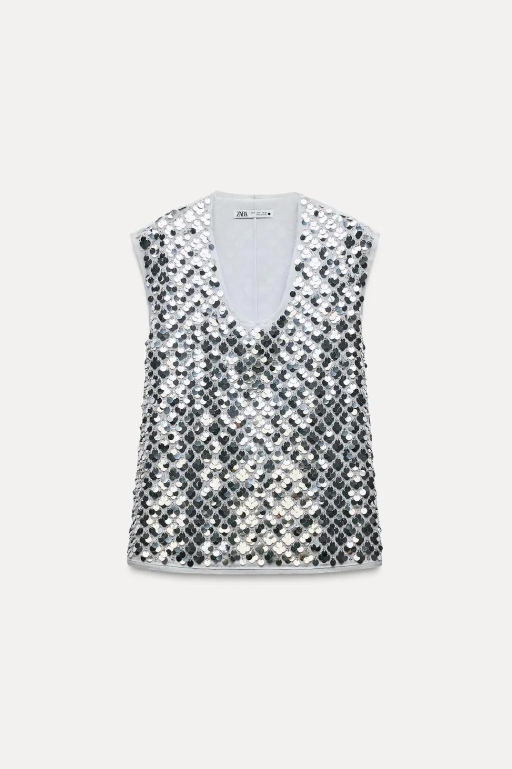 Hot TOP LENTEJUELAS ZW COLLECTION Mujer Tops / Bodies