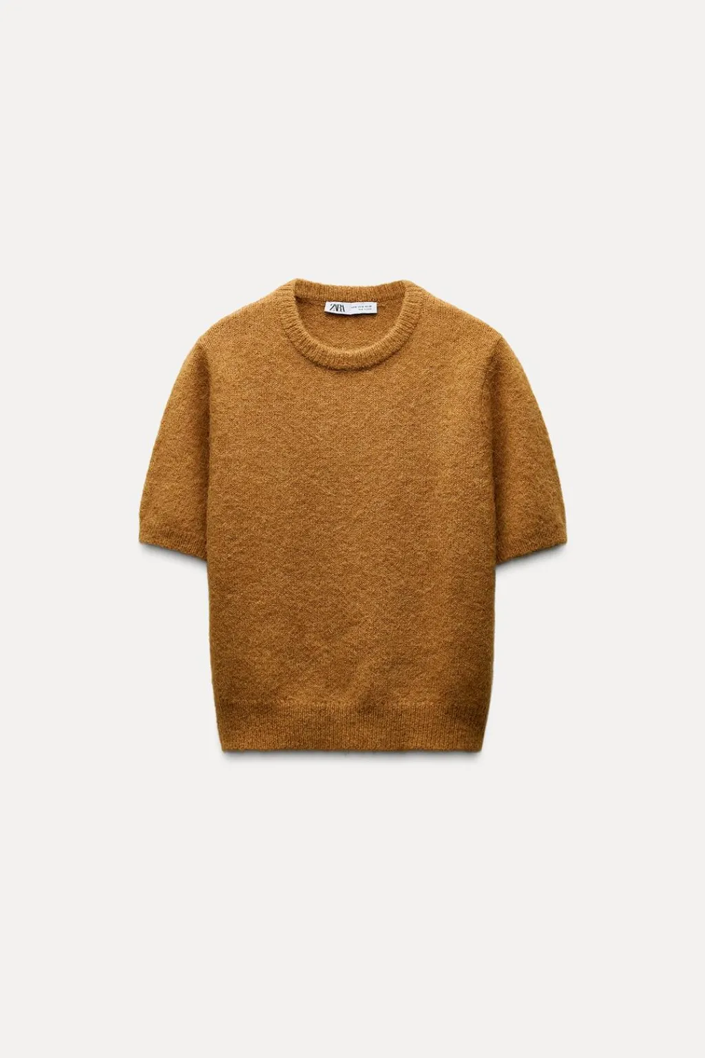 Hot TOP MANGA CORTA CON ALPACA Y LANA Mujer Cárdigan / Jerséis|Punto