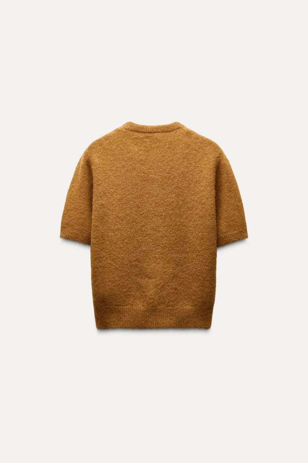 Hot TOP MANGA CORTA CON ALPACA Y LANA Mujer Cárdigan / Jerséis|Punto