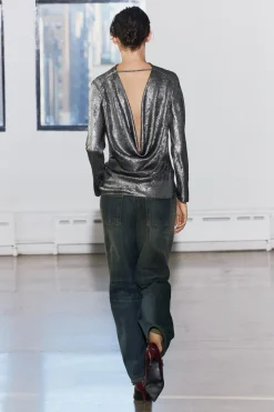 Best TOP METALIZADO ZW COLLECTION Mujer Tops / Bodies