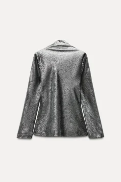 Best TOP METALIZADO ZW COLLECTION Mujer Tops / Bodies