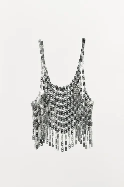 Discount TOP METÁLICO ESPEJOS Mujer Tops / Bodies