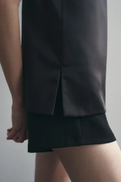 Discount TOP MINIMAL SATÉN PESADO Mujer Tops / Bodies