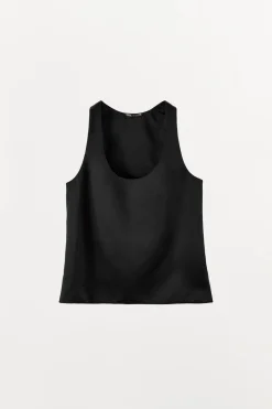 Discount TOP MINIMAL SATÉN PESADO Mujer Tops / Bodies