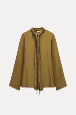 Hot TOP PAÑUELO BORDADO ZW COLLECTION Mujer Tops / Bodies|Camisas / Blusas