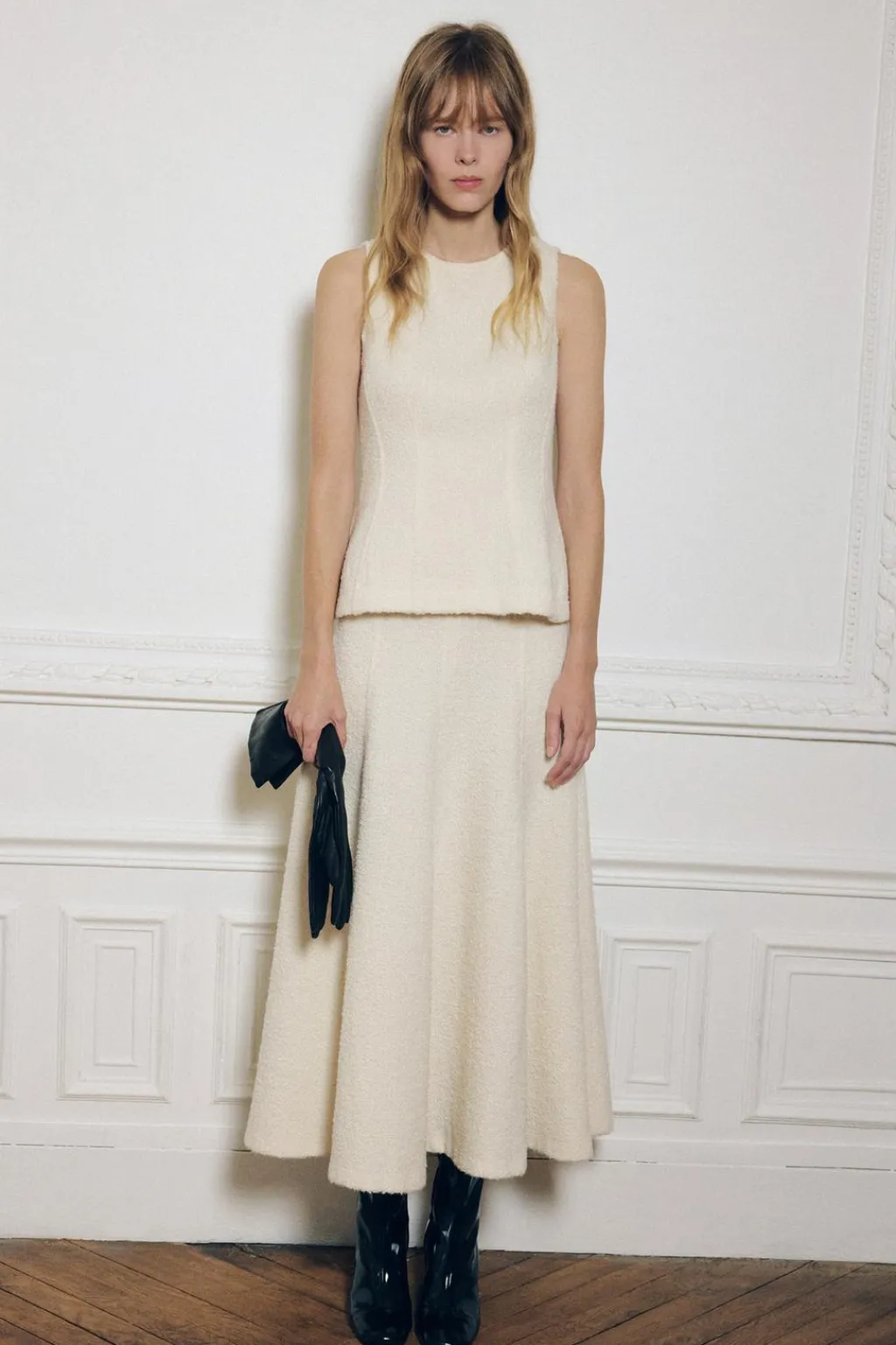 Discount TOP PEPLUM ESTRUCTURA ZW COLLECTION Mujer Tops / Bodies