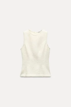 Discount TOP PEPLUM ESTRUCTURA ZW COLLECTION Mujer Tops / Bodies