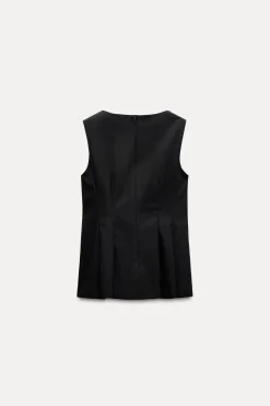 Clearance TOP PEPLUM ZW COLLECTION Mujer Tops / Bodies