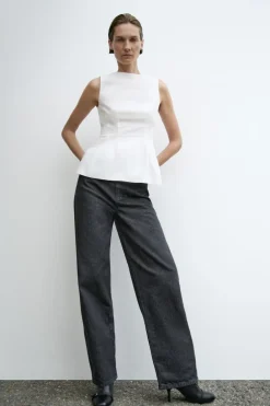 New TOP PEPLUM ZW COLLECTION Mujer Tops / Bodies