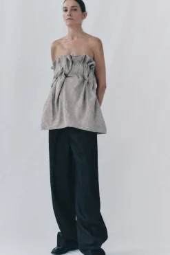 Sale TOP PLISADO PALABRA DE HONOR ZW COLLECTION Mujer Tops / Bodies