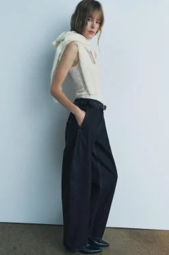 New TOP POINTELLE CON LANA Y ALPACA Mujer Cárdigan / Jerséis|Punto