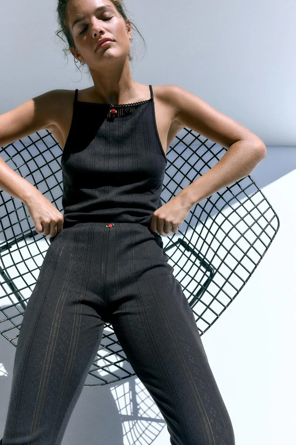 Hot TOP POINTELLE PUNTILLA Mujer Tops / Bodies|Lenceria