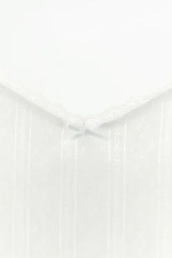 Clearance TOP POINTELLE PUNTILLA Mujer Lenceria