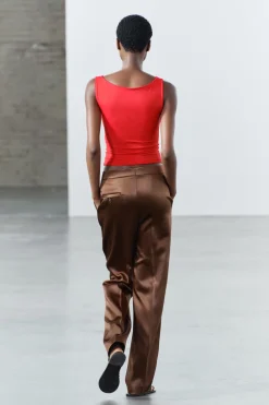 Sale TOP POLIAMIDA CUELLO BARCO Mujer Tops / Bodies