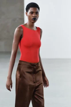 Sale TOP POLIAMIDA CUELLO BARCO Mujer Tops / Bodies