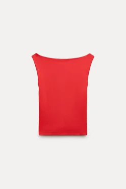 Sale TOP POLIAMIDA CUELLO BARCO Mujer Tops / Bodies