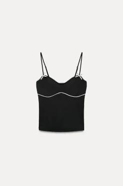 Fashion TOP POLIAMIDA VIVOS LAZOS Mujer Tops / Bodies