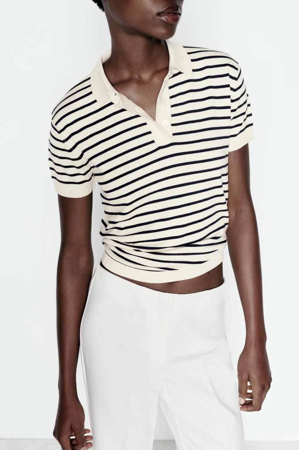 Fashion TOP POLO BÁSICO PUNTO LISO Mujer Cárdigan / Jerséis|Punto