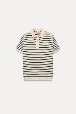 Fashion TOP POLO BÁSICO PUNTO LISO Mujer Cárdigan / Jerséis|Punto